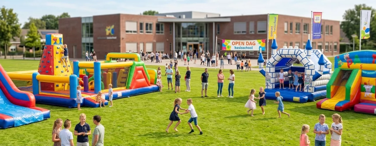 Open dag organiseren met Springkussenverhuur Maastricht