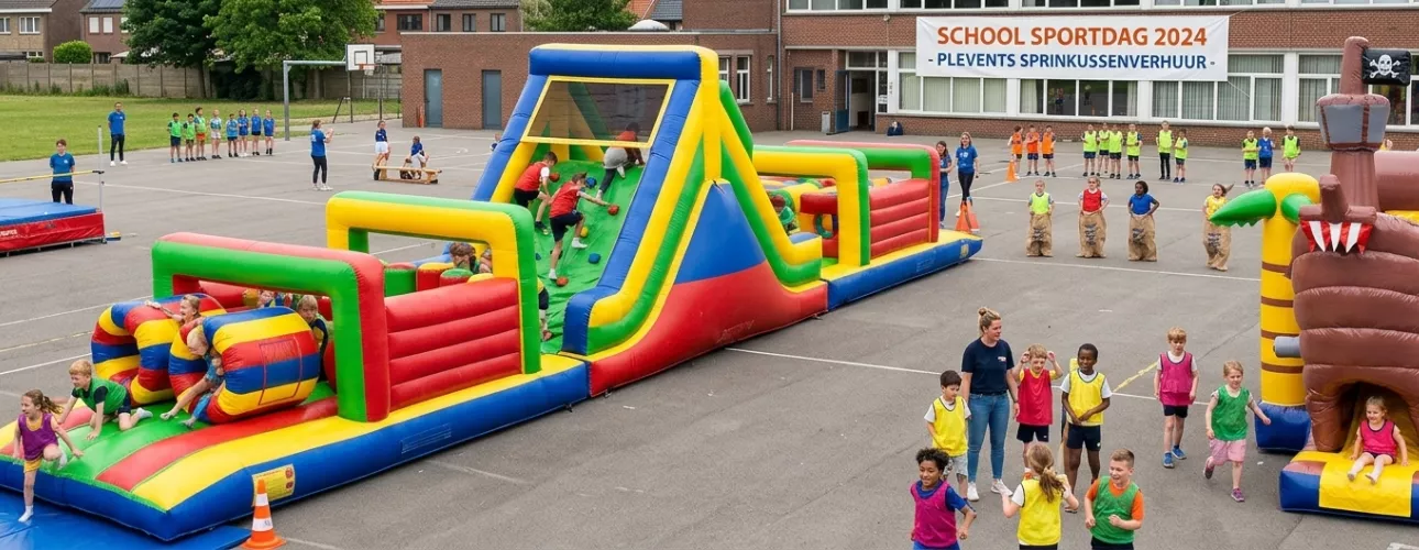 Sportdag organiseren met Springkussenverhuur Maastricht