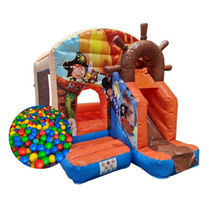 Ballenbad Piraat met glijbaan Ballenbad Piraat met glijbaan