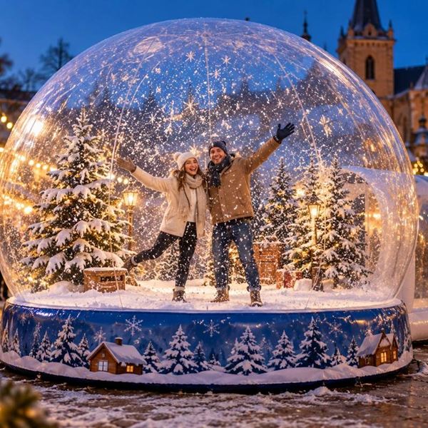 Opblaasbare Snowglobe huren