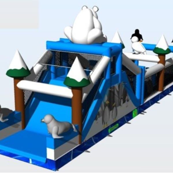 Stormbaan Winter Run 17x4m